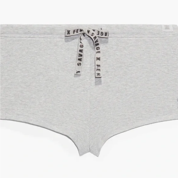 NWOT Savage X Fenty Ribbed Crop and Shorts Set - Picture 5 of 10